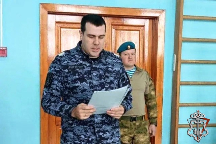 Представитель алтайской Росгвардии принял участие в судействе районного военно-патриотического конкурса