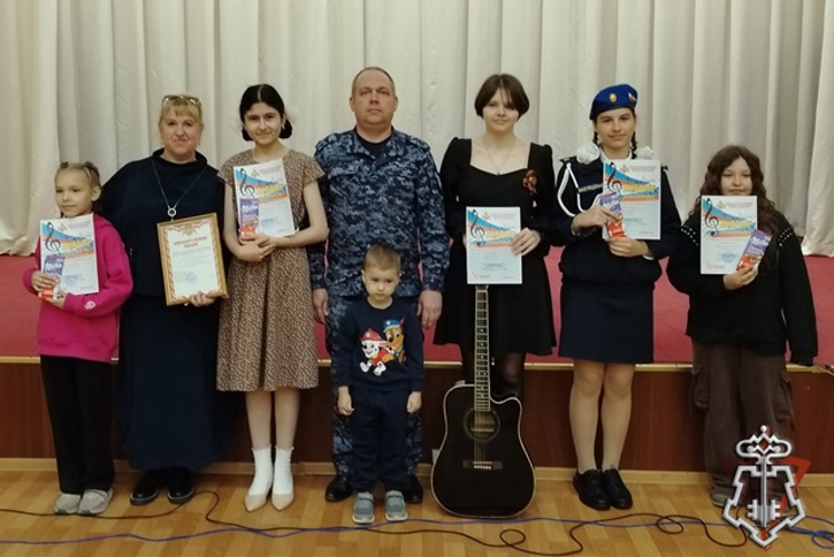 Дочь сотрудницы вневедомственной охраны стала лауреатом конкурса детской патриотической песни 